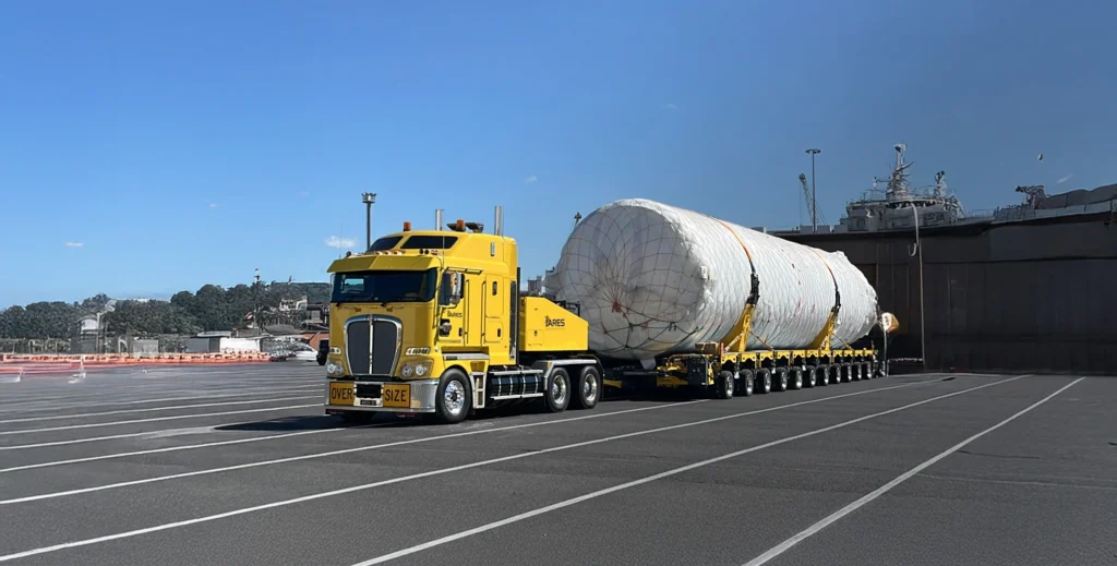 Ares Group Delivers Custom Oversize Transport Solution for Supagas Pressure Vessels