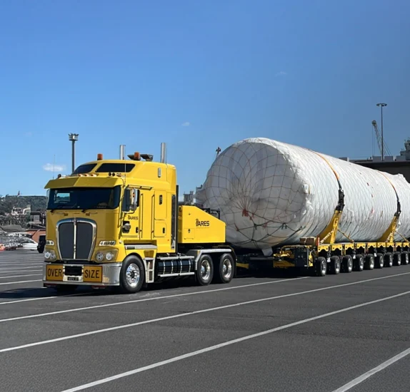 Ares Group Delivers Custom Oversize Transport Solution for Supagas Pressure Vessels
