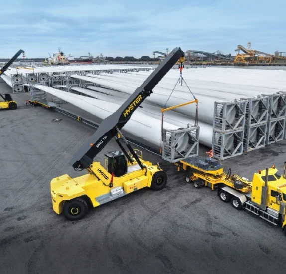 Transport of Wind Turbine Components from Port of Newcastle